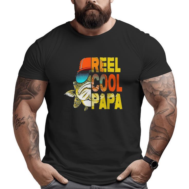 Father's Day Fishing Reel Cool Papa Big and Tall Men T-shirt