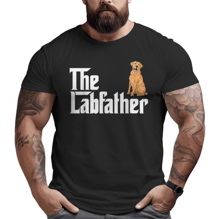 Father's Day Labrador Daddy Dog Lover The Lab Father Big and Tall Men T-shirt