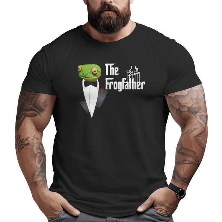 Frog Father Or Frogfather For Frogs Fan Frog Lovers Big and Tall Men T-shirt