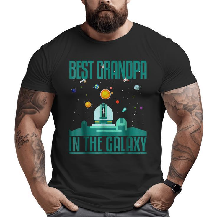 Best Grandpa In The Galaxy For Granddad Big and Tall Men T-shirt