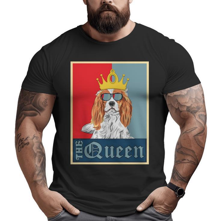 Cavalier King Charles Spaniel Puppy Cute Love Big and Tall Men T-shirt