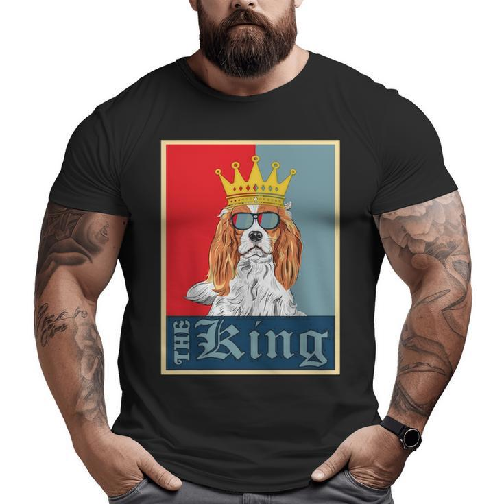 Cavalier King Charles Spaniel Puppy Cute Love T Big and Tall Men T-shirt