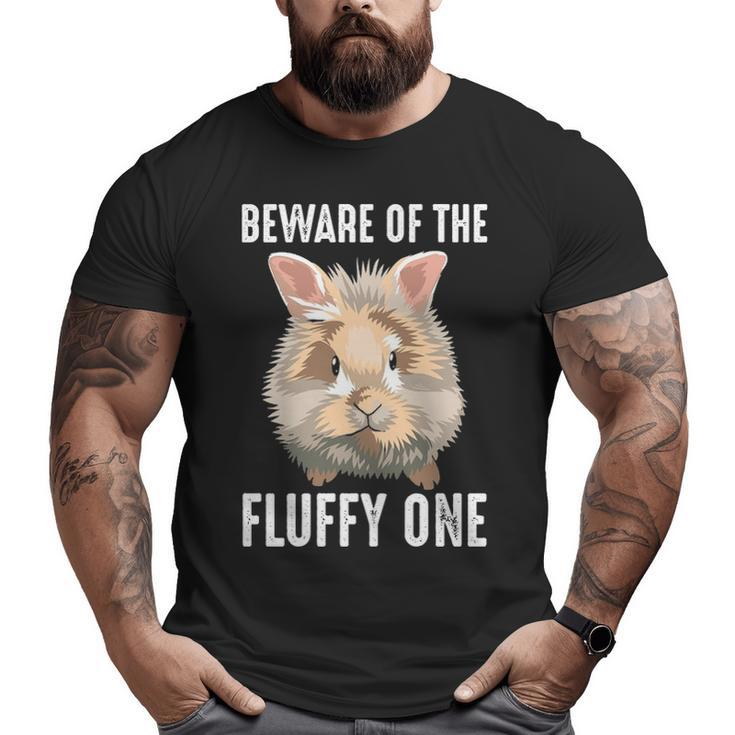 Fluffye Lionhead Bunny Rabbit Lover Big and Tall Men T-shirt