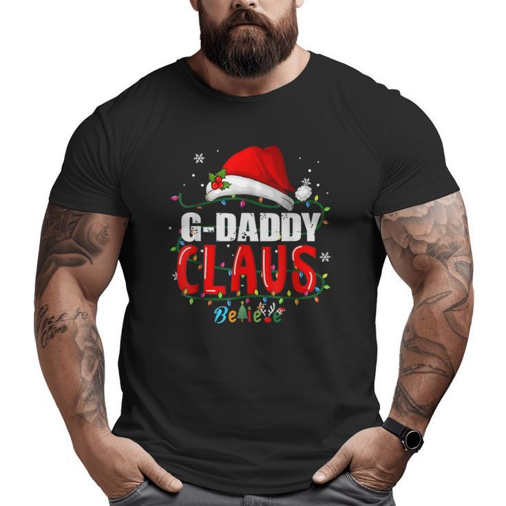 Santa G-Daddy Claus Christmas Matching Family Big and Tall Men T-shirt