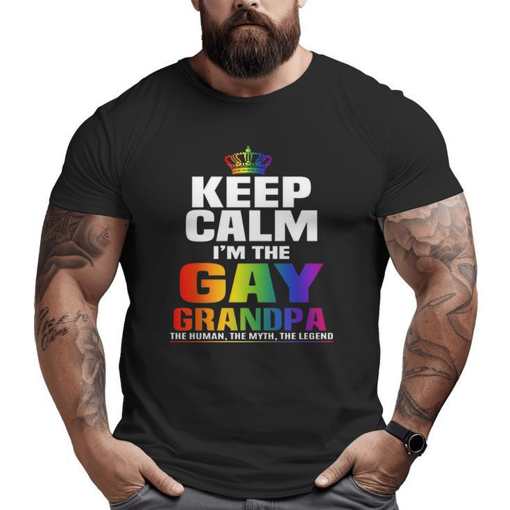 The Gay Grandpa Gay Lgbt Big and Tall Men T-shirt