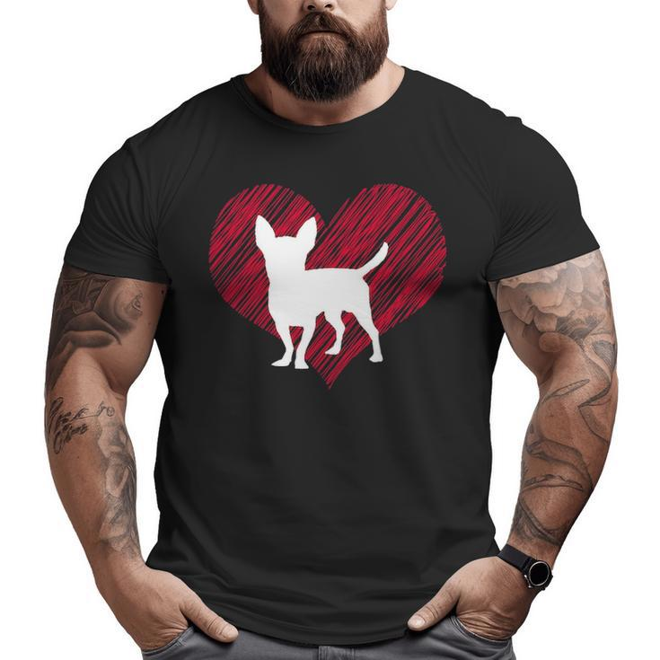 For Chihuahua Dog Lover Owner Parent Big and Tall Men T-shirt