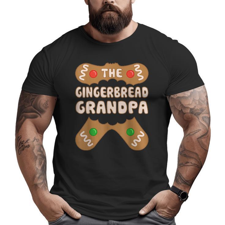 The Gingerbread Grandpa Family Matching Group Christmas Big and Tall Men T-shirt