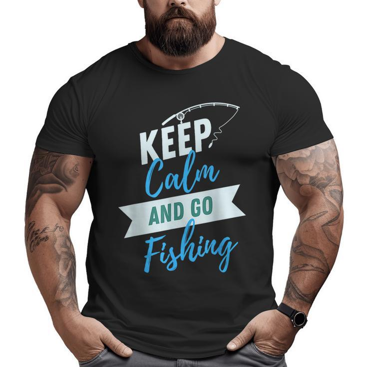 Go Fishing From Kids Father's Day Dad T Big and Tall Men T-shirt