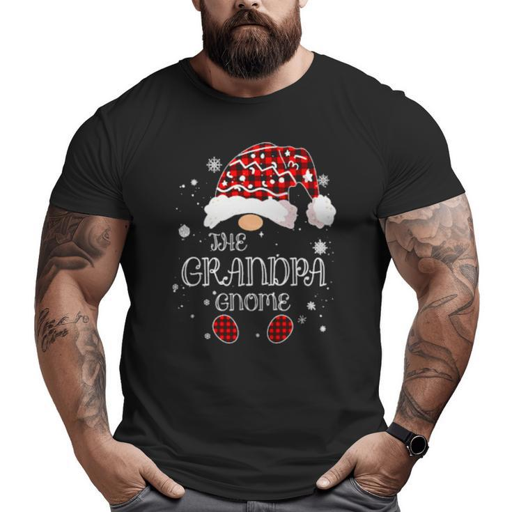 The Grandpa Gnome Xmas Matching Christmas Pajamas For Family Big and Tall Men T-shirt