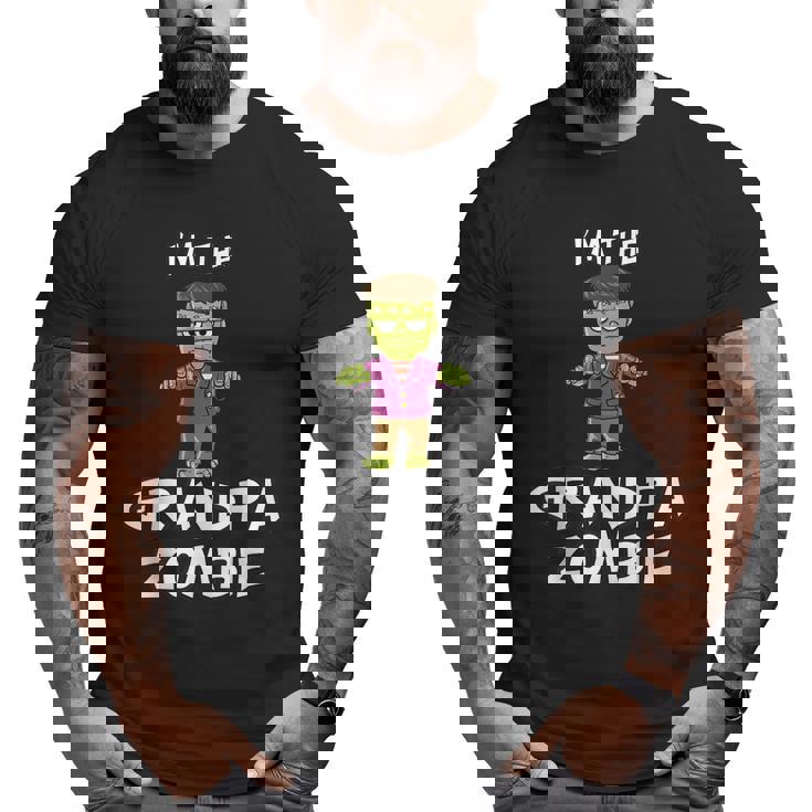 Grandpa Zombie Halloween Matching Family Costume Halloween Big and Tall Men T-shirt