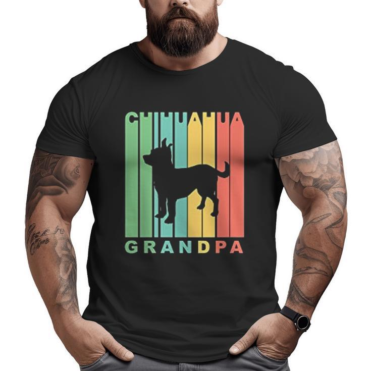 Grandparent Chihuahua Grandpa Big and Tall Men T-shirt