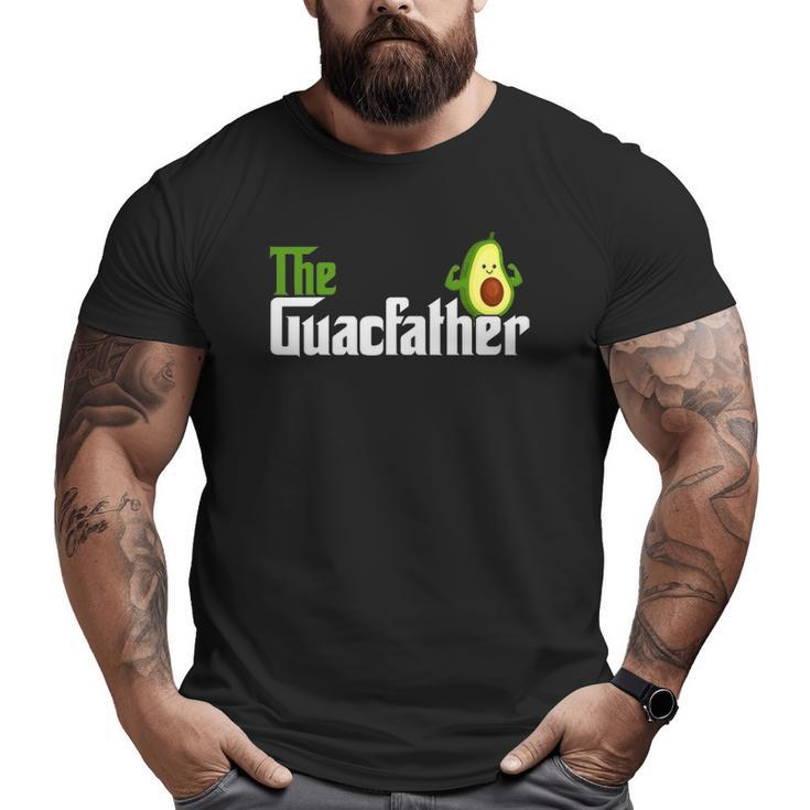 The Guacfather Happy Father's Day Avocado Lover Vegan Big and Tall Men T-shirt