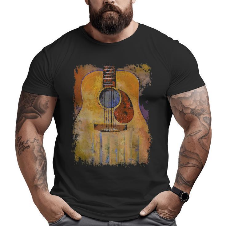 Guitar Classic Big and Tall Men T-shirt