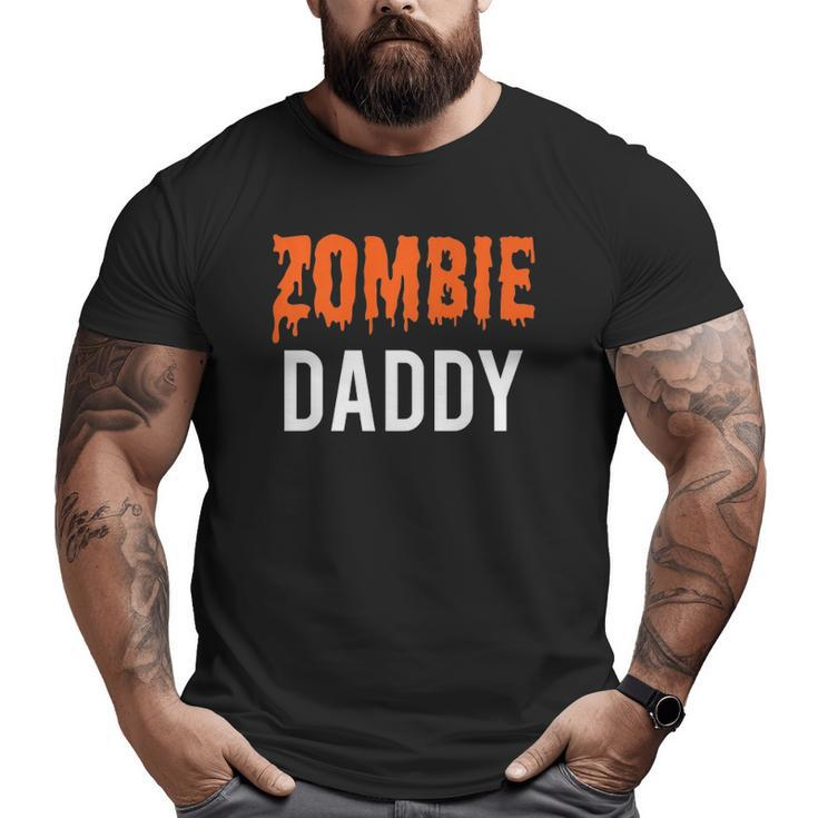Halloween Family Zombie Daddy Costume For Men Big and Tall Men T-shirt