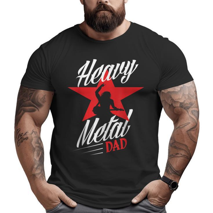 Heavy Metal Dad Rock Music Musician Heavy Metal Big and Tall Men T-shirt
