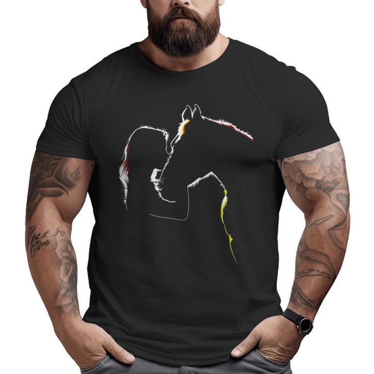 Horse For Ladies  Horse Related Big and Tall Men T-shirt