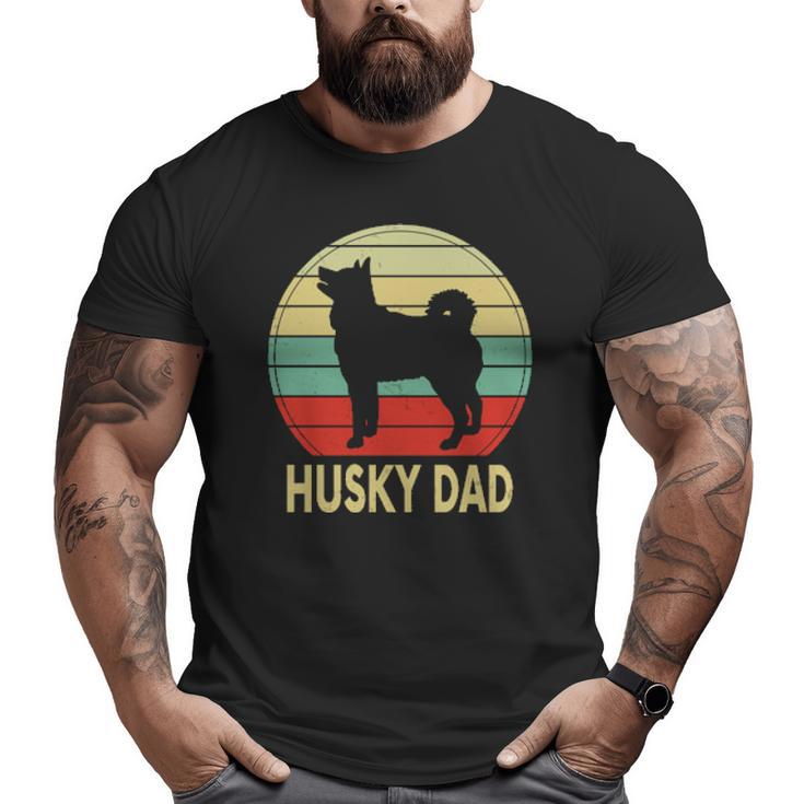 Husky Dad Vintage Big and Tall Men T-shirt