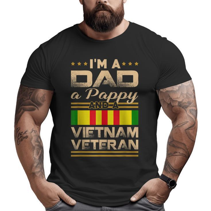 I'm Dad Pappy Vietnam Veteran Vintage Army  Big and Tall Men T-shirt