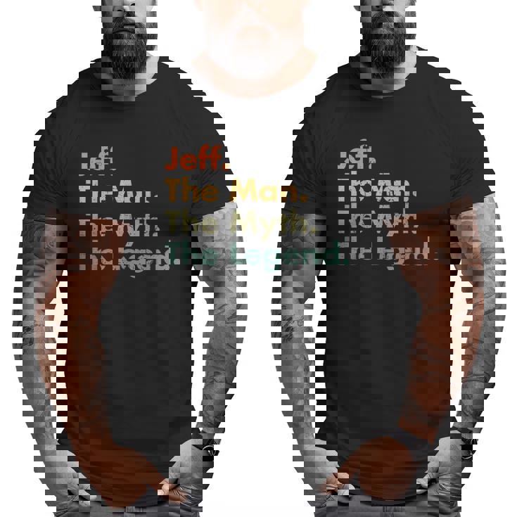 Mens Jeff The Man The Myth The Legend Dad Grandpa T-Shirt Mens Jeff The Man The Myth The Legend Dad Grandpa T-Shirt