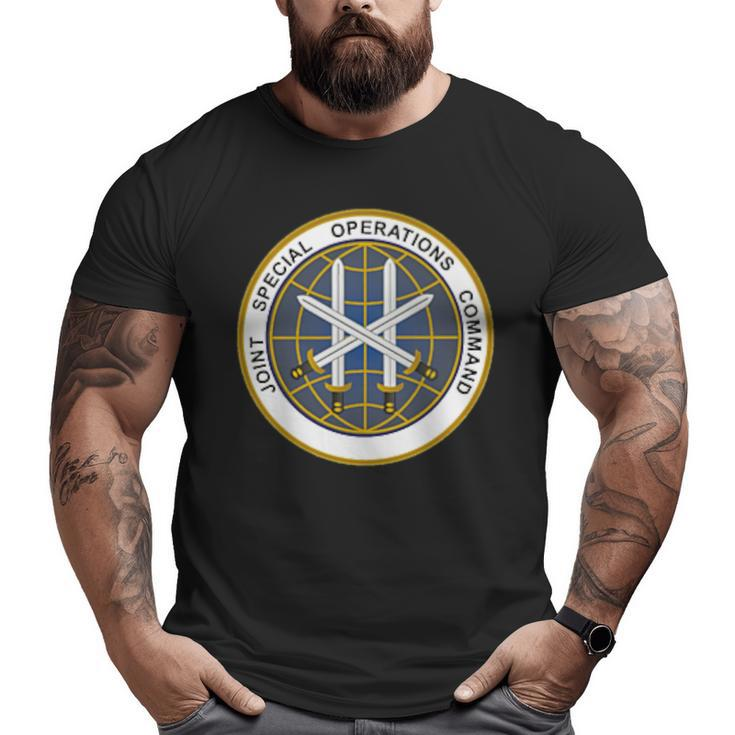 Joint Special Operations Command Jsoc Military Veteran Big and Tall Men T-shirt