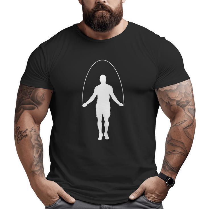 Love Jumping Rope And Skipping Nice Fitness Exercise Big and Tall Men T-shirt