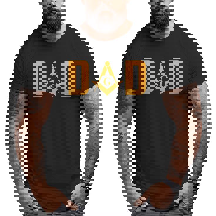 Masonic Dad Mason Symbol Big and Tall Men T-shirt