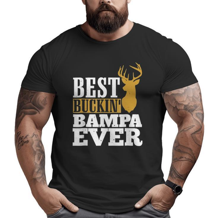 Mens Best Buckin Bampa Ever For Father Grandpa Big and Tall Men T-shirt