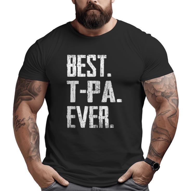 Mens Best T Pa Ever Grandpa Tee Big and Tall Men T-shirt