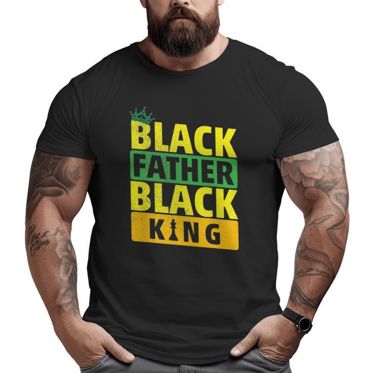 Mens Black Father Husband Dope Black Dad Black King Big and Tall Men T-shirt