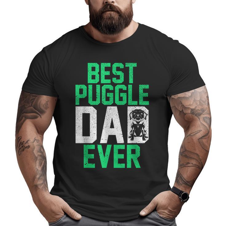 Mens Dog Lover Puggle Dad Pet Owner Fathers Day Animal Puggle Big and Tall Men T-shirt