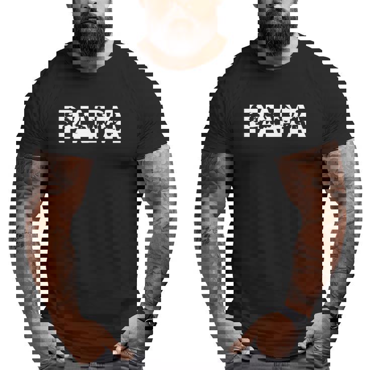 Mens Father's Day For Dad Papa Atv Quad Wheeler Big and Tall Men T-shirt