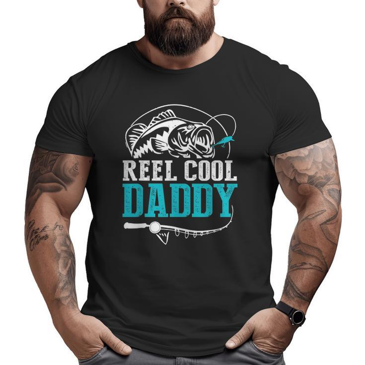 Mens Fishing Tee Vintage Reel Cool Daddy Big and Tall Men T-shirt