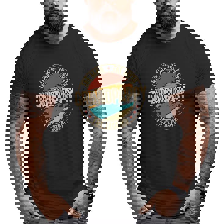 Mens Grandpappy S From Grandchildren Grandpappy Myth Legend Big and Tall Men T-shirt