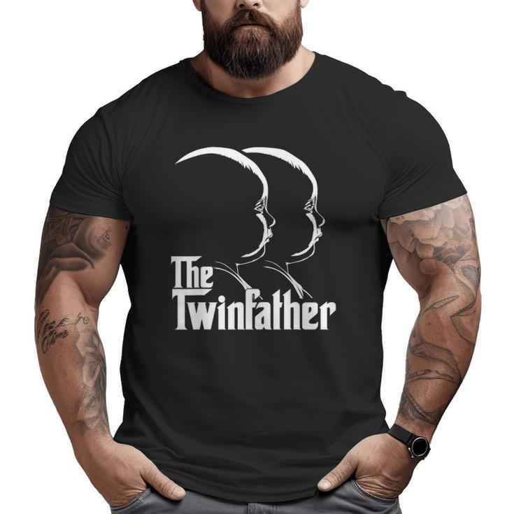 Mens The Twinfather Father Of Twins Dad Big and Tall Men T-shirt