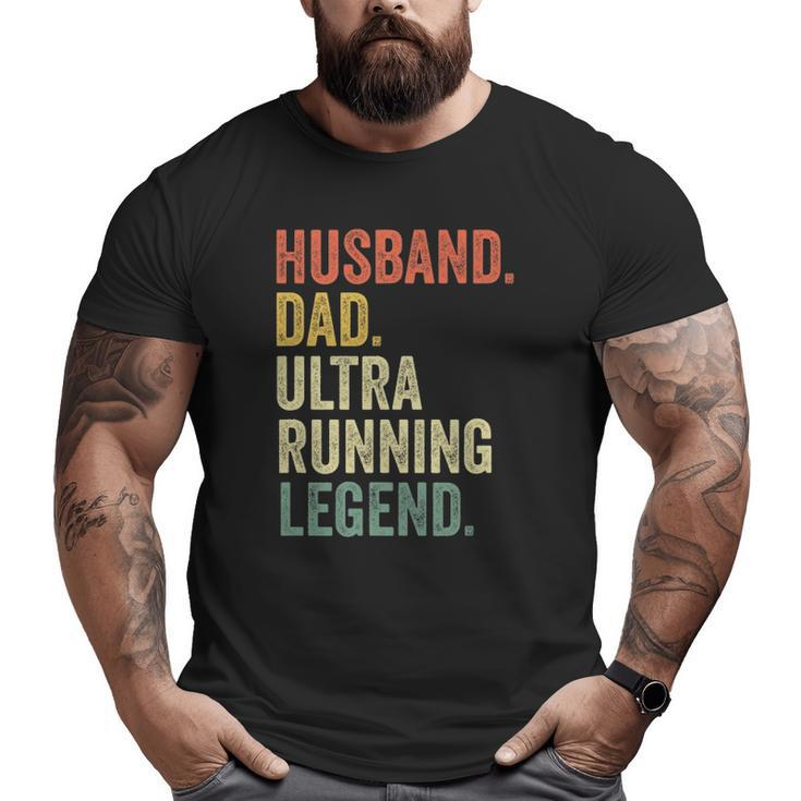 Mens Ultra Runner Men Husband Dad Vintage Trail Running Big and Tall Men T-shirt