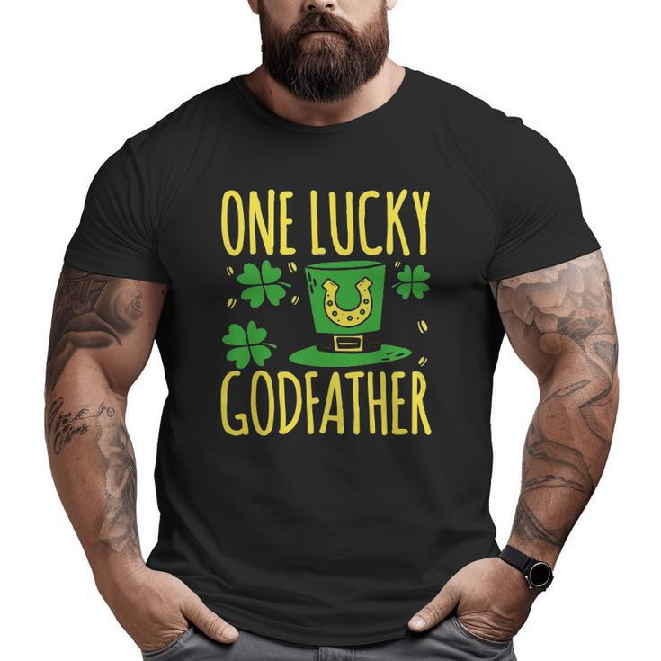 One Lucky Godfather St Patrick's Day Lucky Godfather Big and Tall Men T-shirt