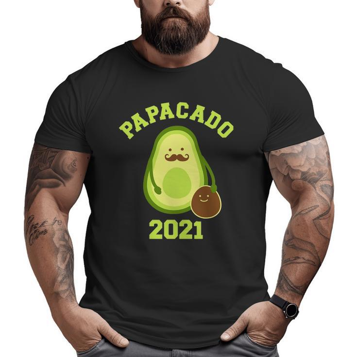 Papacado 2021  For New Dad Baby Annoucement Big and Tall Men T-shirt