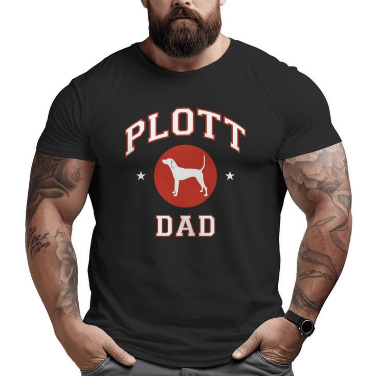 Plott Hound Dad Dog Lovers Big and Tall Men T-shirt