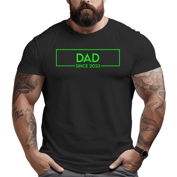 Promoted To Dad Est Big and Tall Men T-shirt