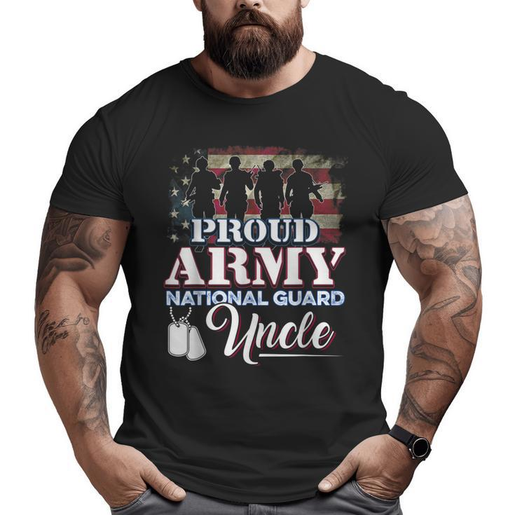 Proud Army National Guard Uncle Veteran  Big and Tall Men T-shirt
