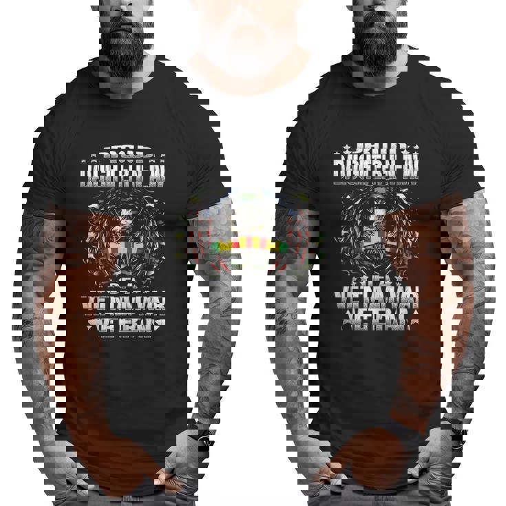 Proud Daughter In Law Of A Vietnam War Veteran Vet's Family Big and Tall Men T-shirt Proud Daughter In Law Of A Vietnam War Veteran Vet's Family Big and Tall Men T-shirt