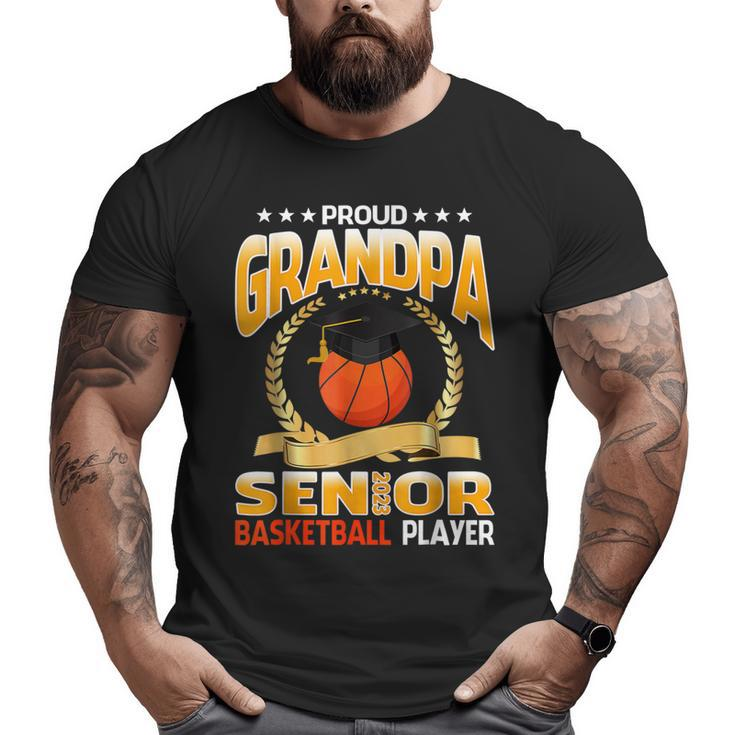 Proud Grandpa Senior Class Of 2023 Basketball Player Big and Tall Men T-shirt