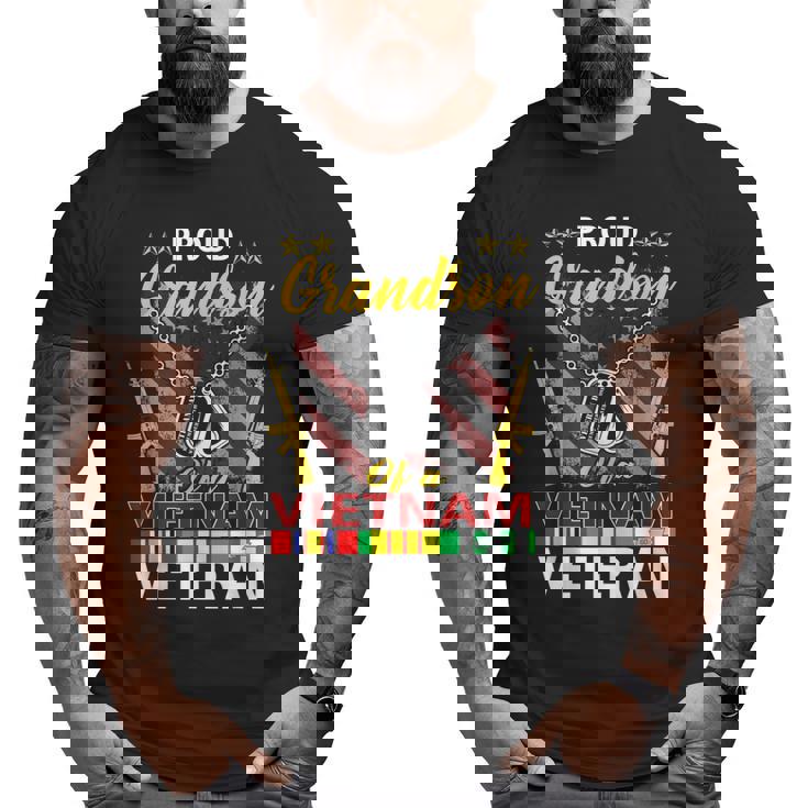 Proud Grandson Of A Vietnam Veteran Proud Vietnam Veteran's Big and Tall Men T-shirt