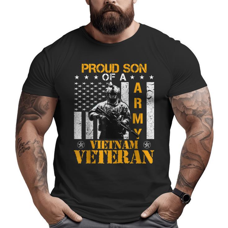 Proud Son Of A Army Vietnam Veteran Cool Big and Tall Men T-shirt