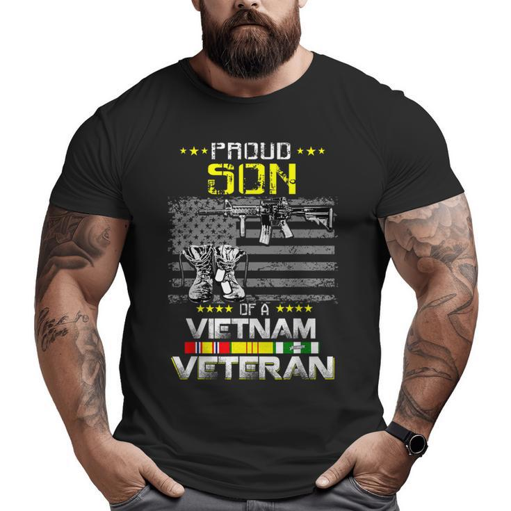 Proud Son Of A Vietnam Veteran T Vietnam Vet Big and Tall Men T-shirt
