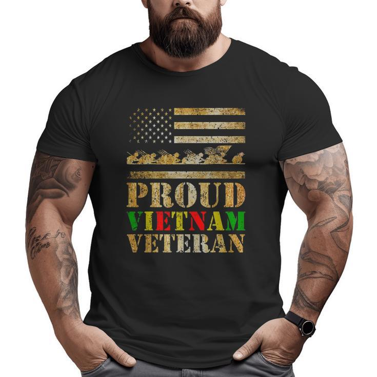 Proud Vietnam Veteran Day For Dad From Son Daughter Big and Tall Men T-shirt
