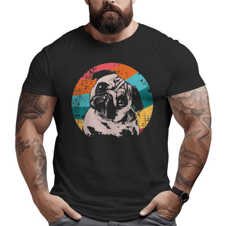 Pug Mops Carlin Dog Breed Big and Tall Men T-shirt