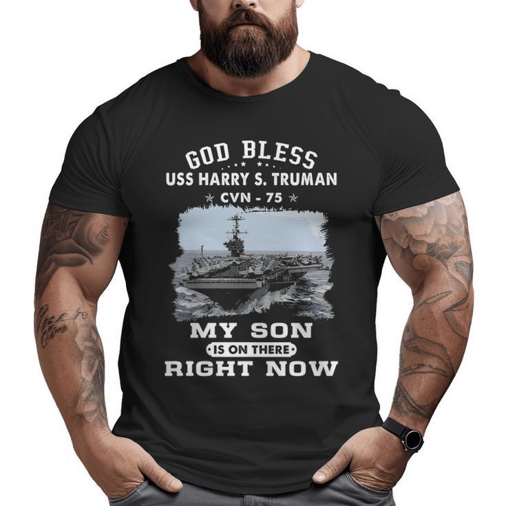 My Son Is Uss Harry S Truman Cvn Big and Tall Men T-shirt
