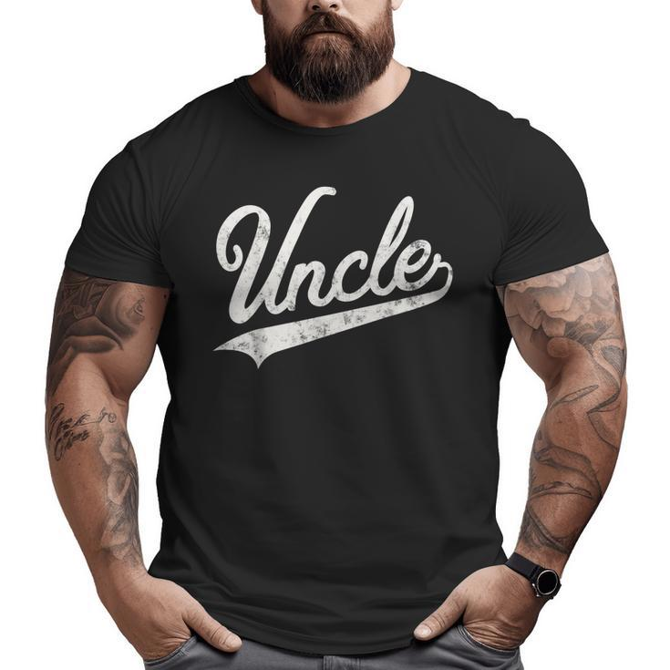 Uncle Vintage Retro Style Father’S Day For Papa Uncle Big and Tall Men T-shirt