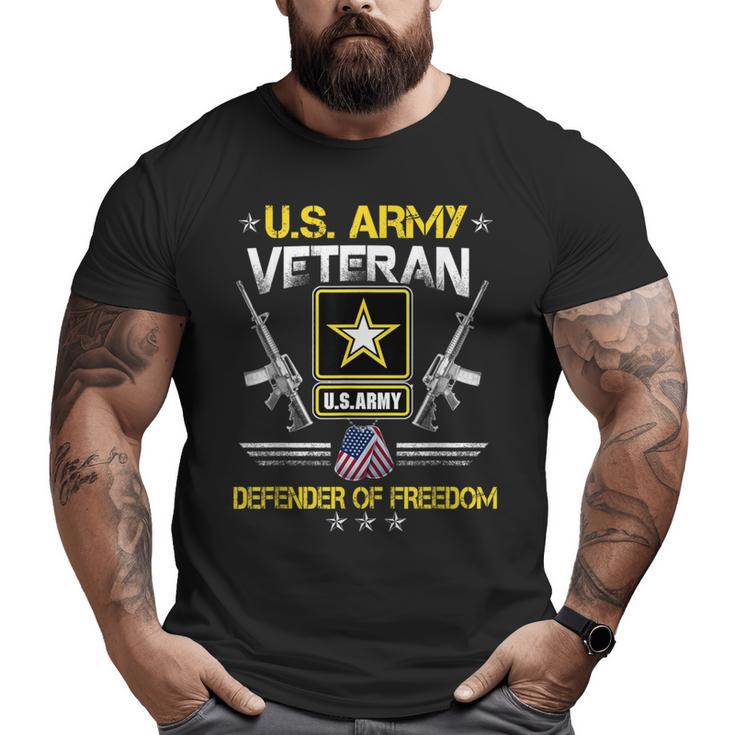 US Army Proud Army Veteran Vet Us Military Veteran Big and Tall Men T-shirt